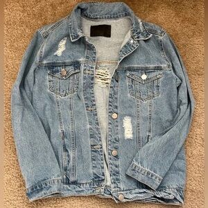 Distressed Blue Denim Jacket